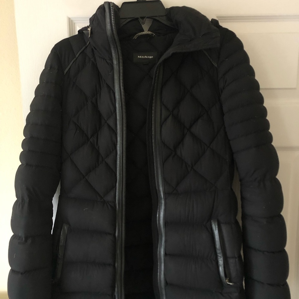 MACKAGE PUFFER GOOSE DOWN HOODED COAT